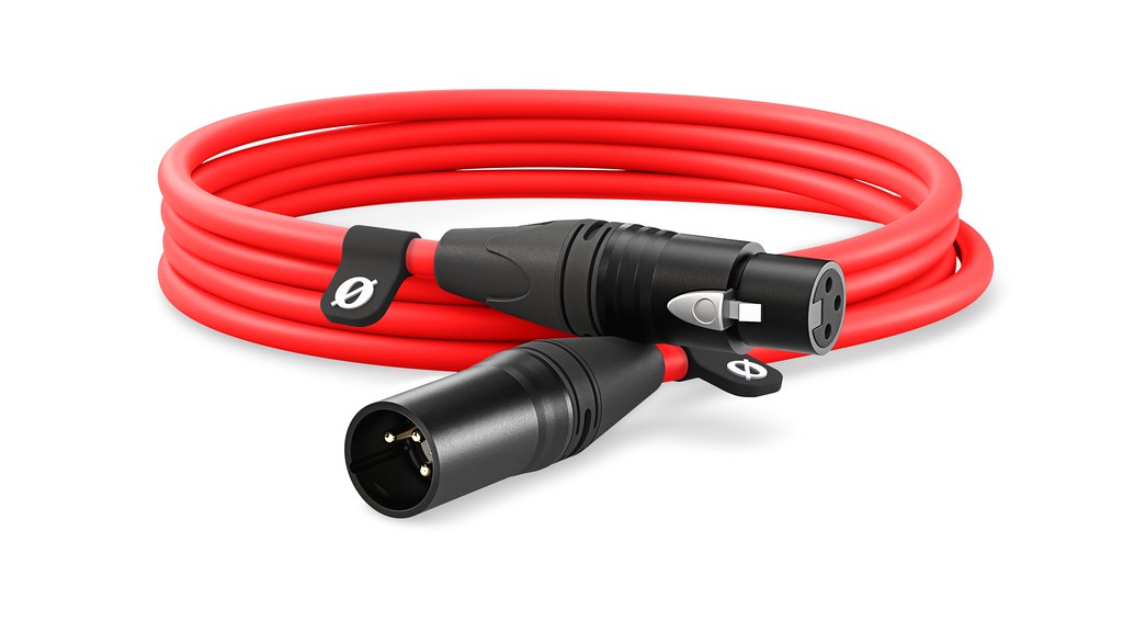 RODE XLR Cable 3m Red (Saatavilla noin - Available aprox.  10.6)