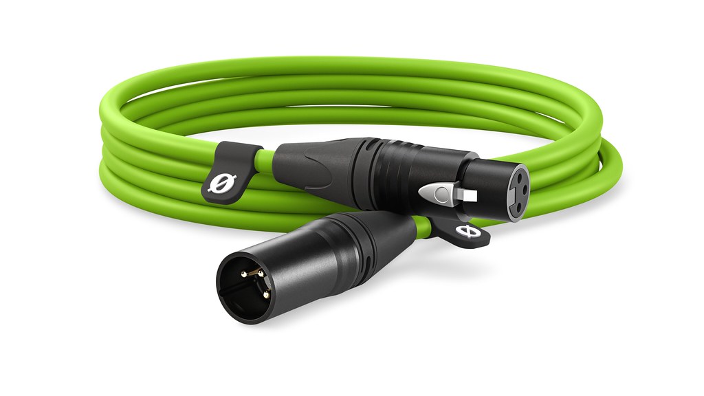 RODE XLR Cable 3m Green