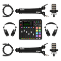 Dual Podcast Kit (RODECaster Pro II, Musta)