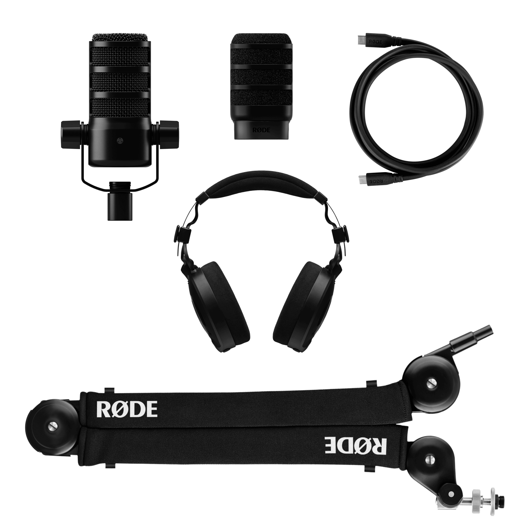USB Podcast Expansion Kit (Musta)