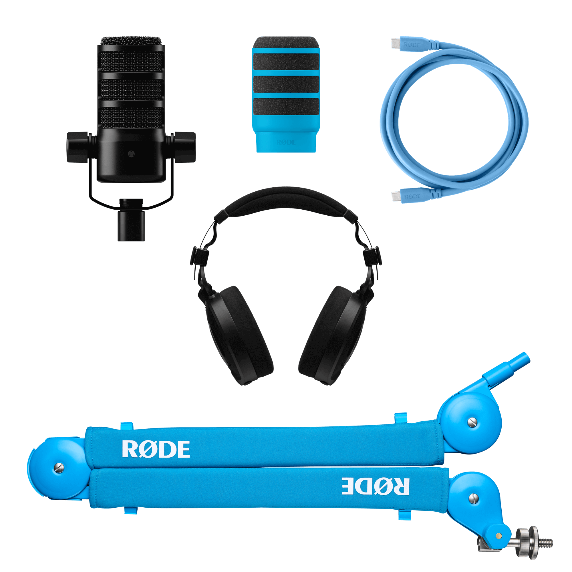 USB Podcast Expansion Kit (Sininen)