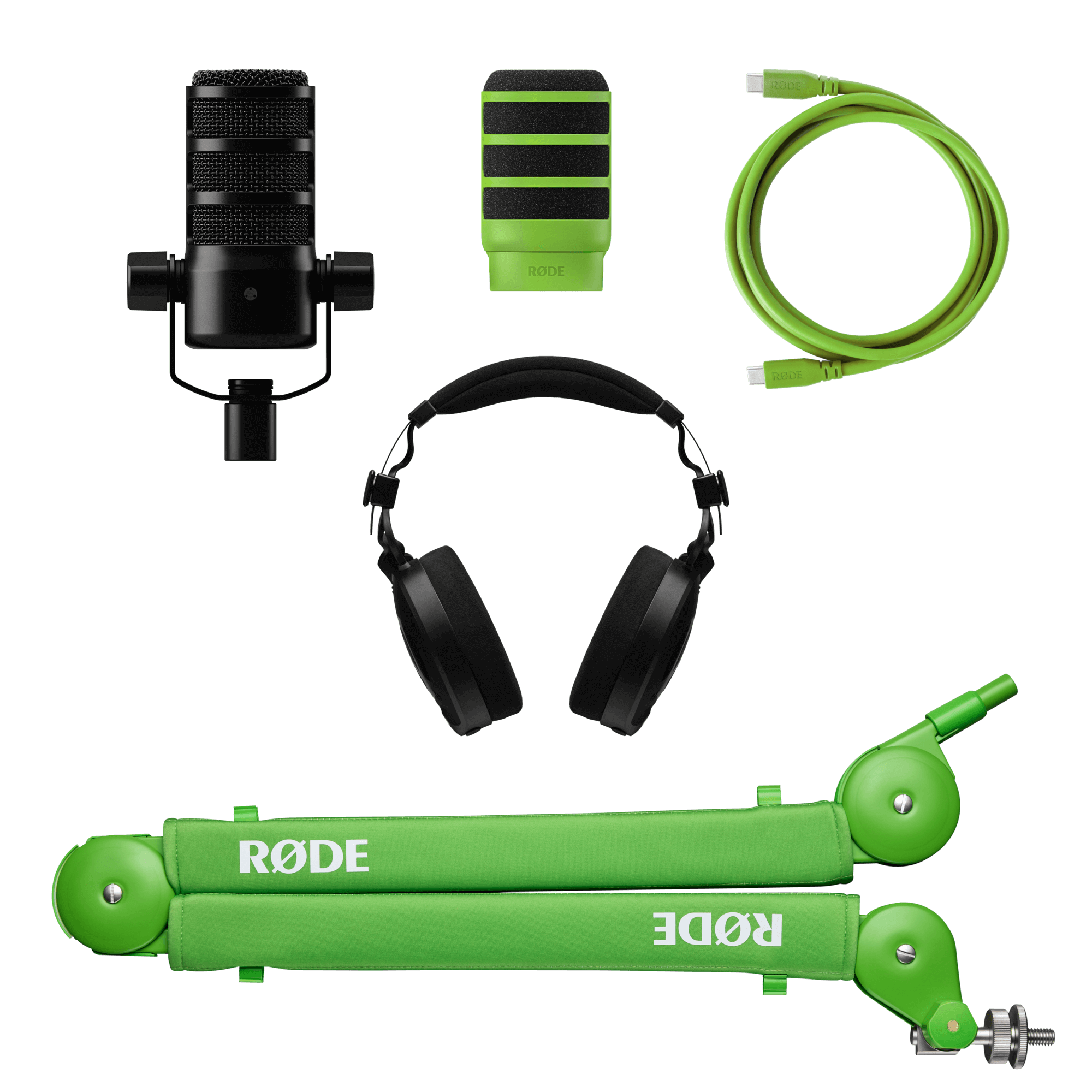 USB Podcast Expansion Kit (Vihreä)