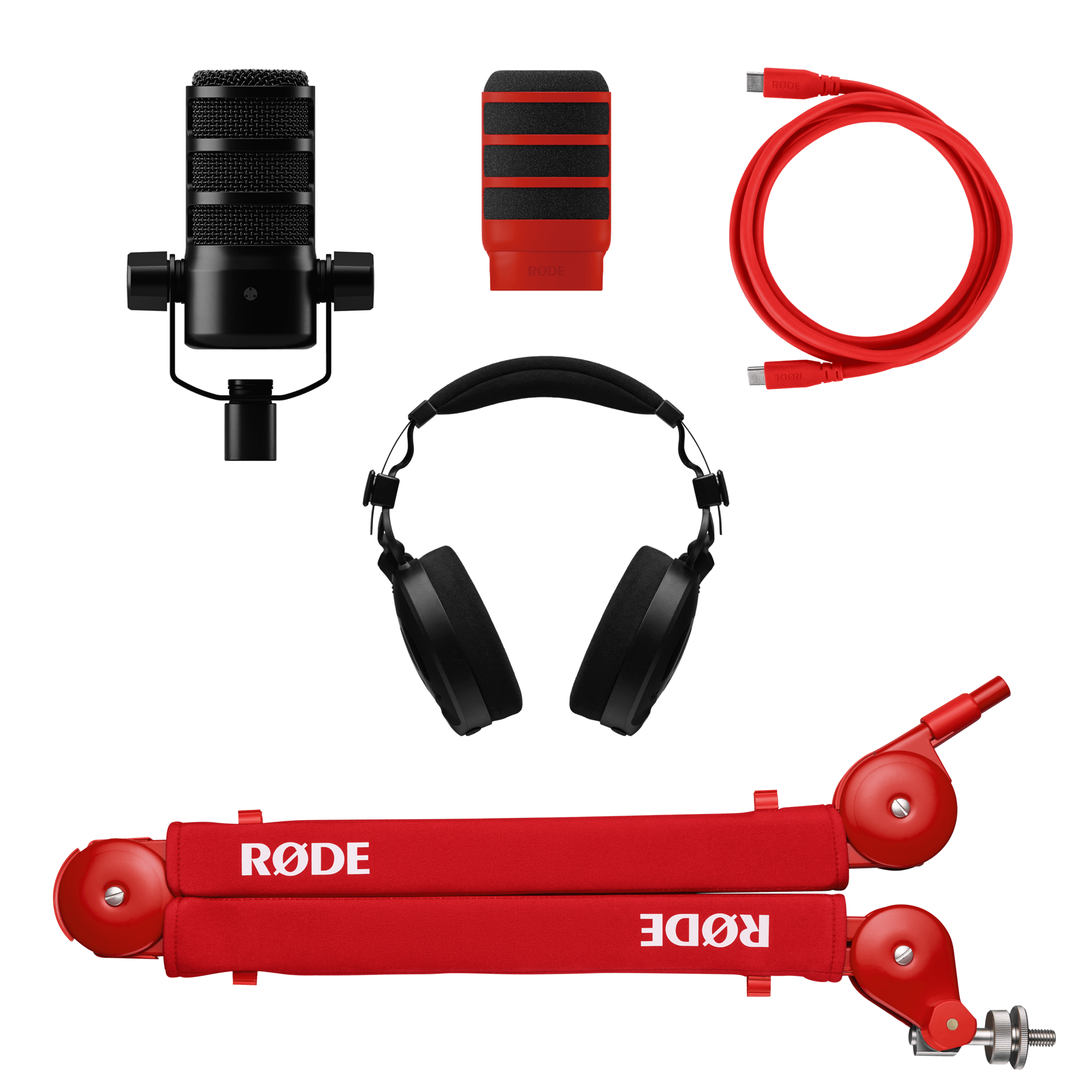 USB Podcast Expansion Kit (Punainen)