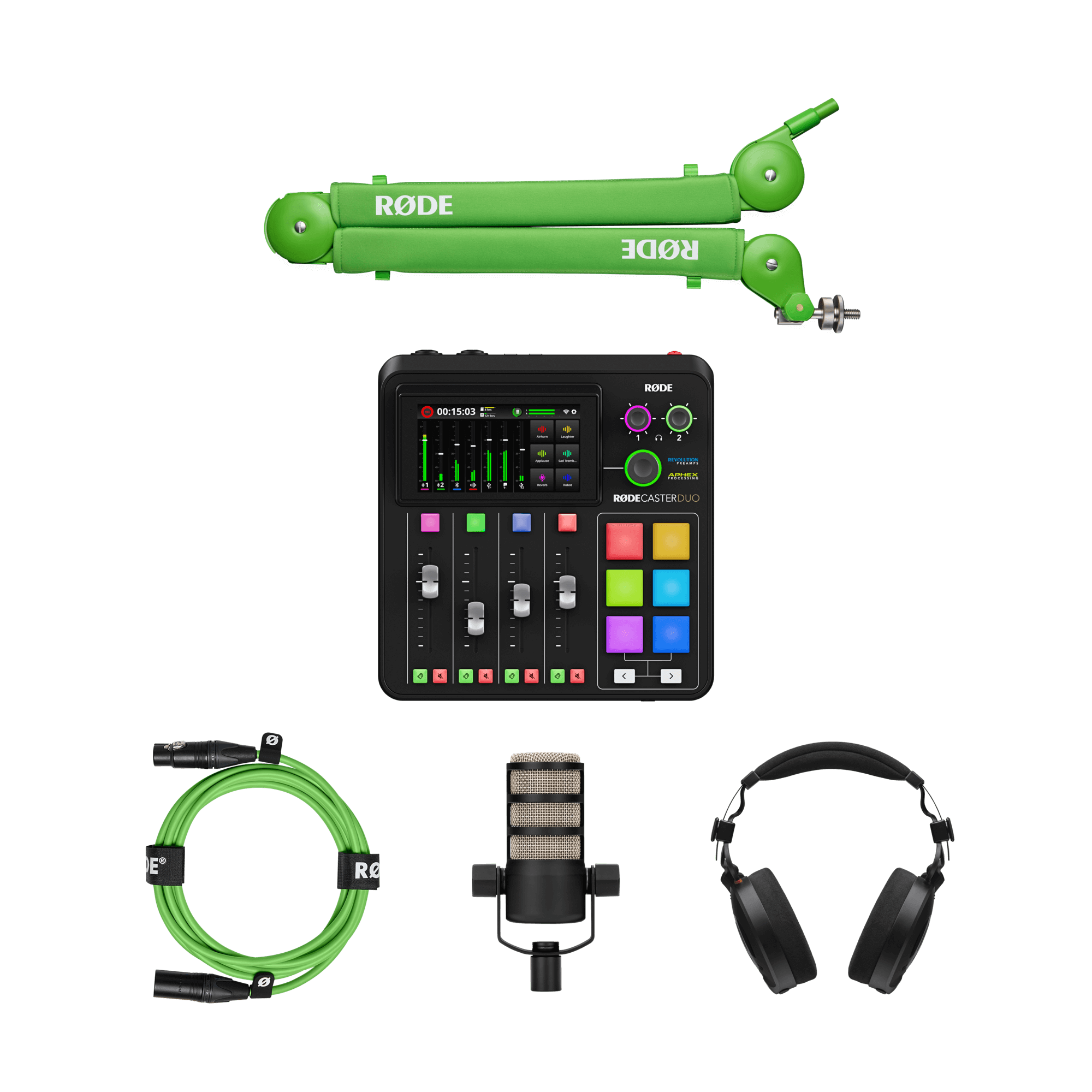 Solo Podcast Kit (Vihreä)