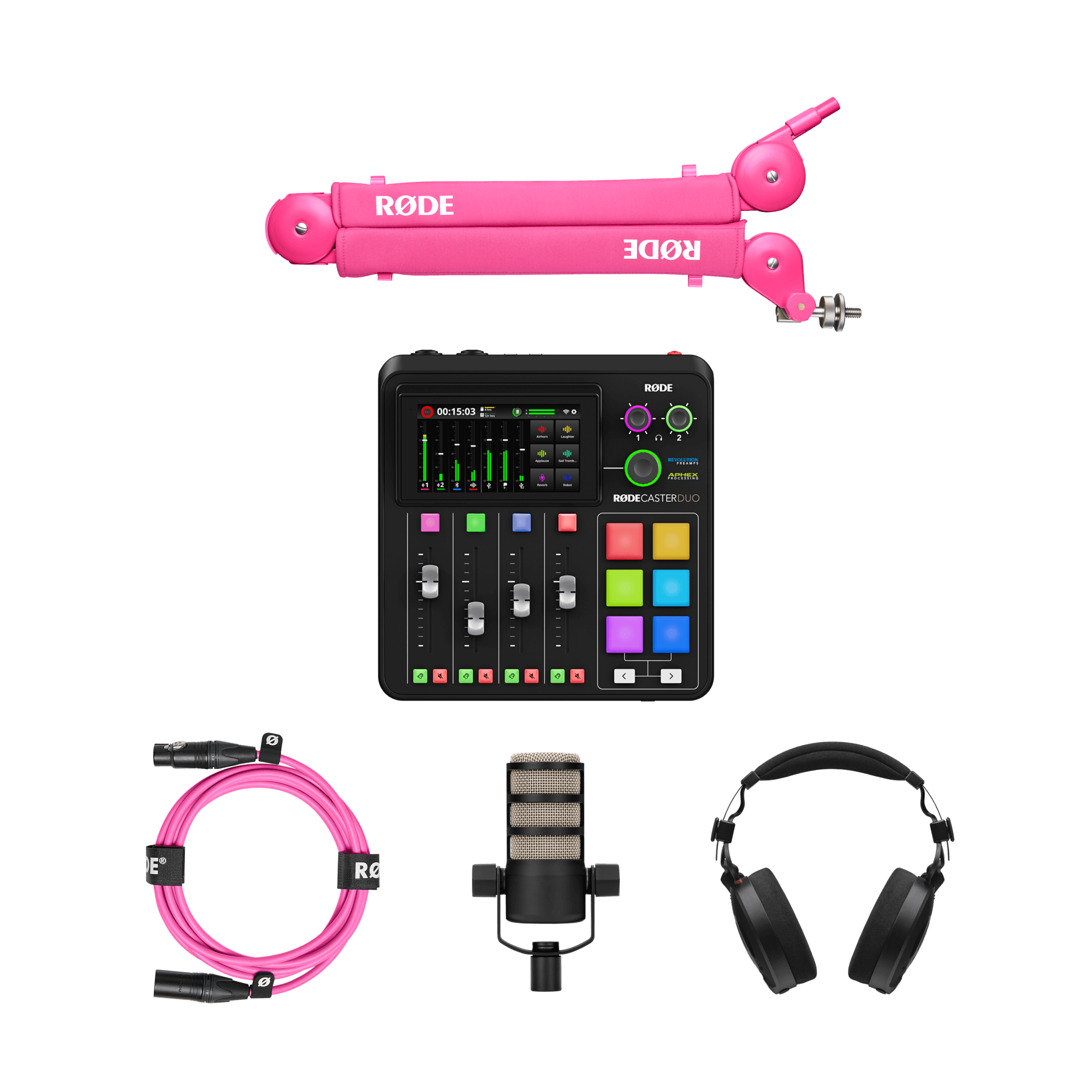 Solo Podcast Kit (Pinkki)
