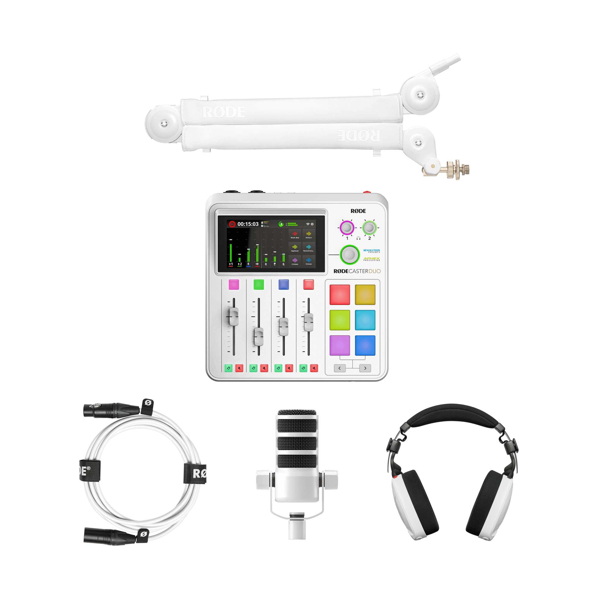 Solo Podcast Kit (Valkoinen)