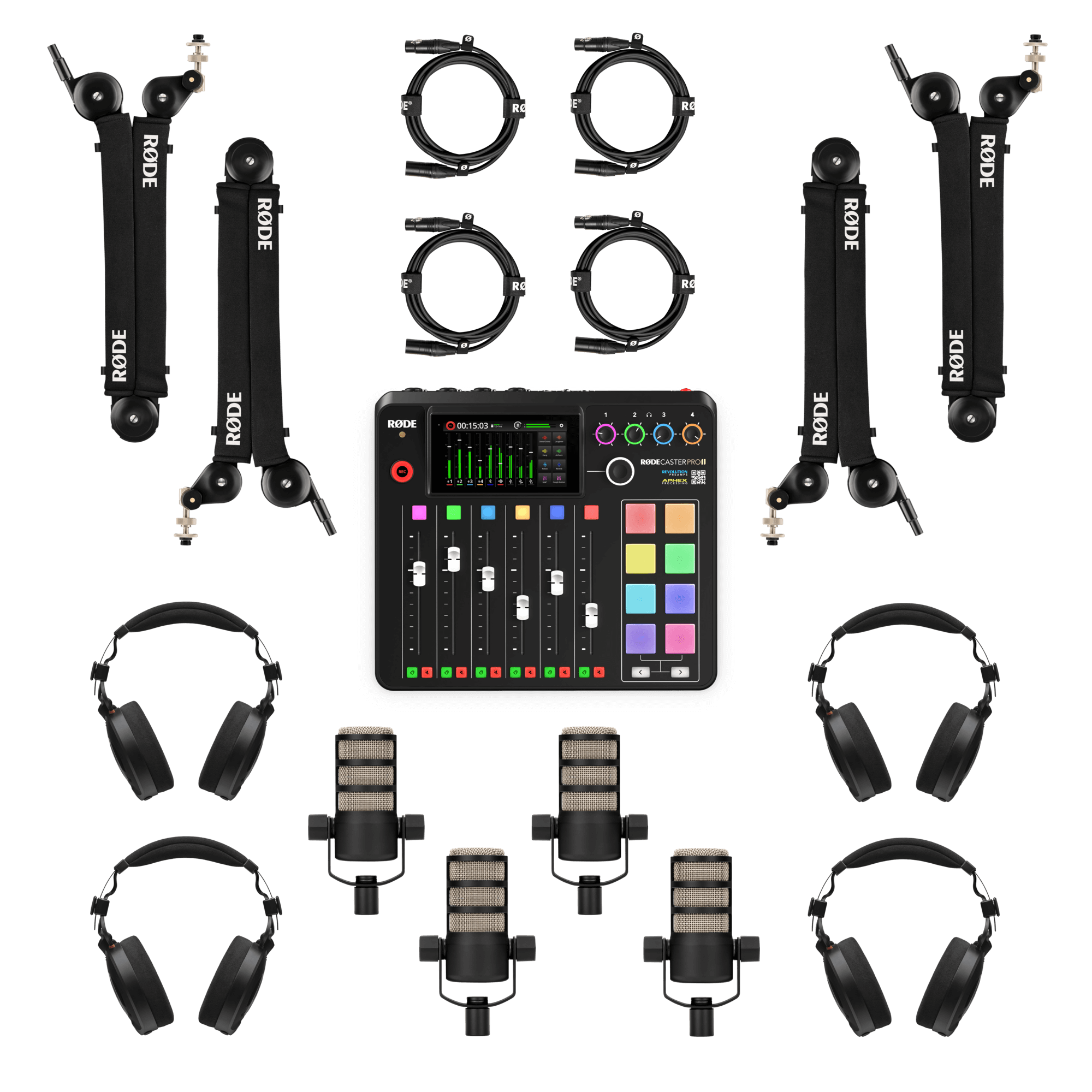 Ultimate Podcast Kit (Musta)