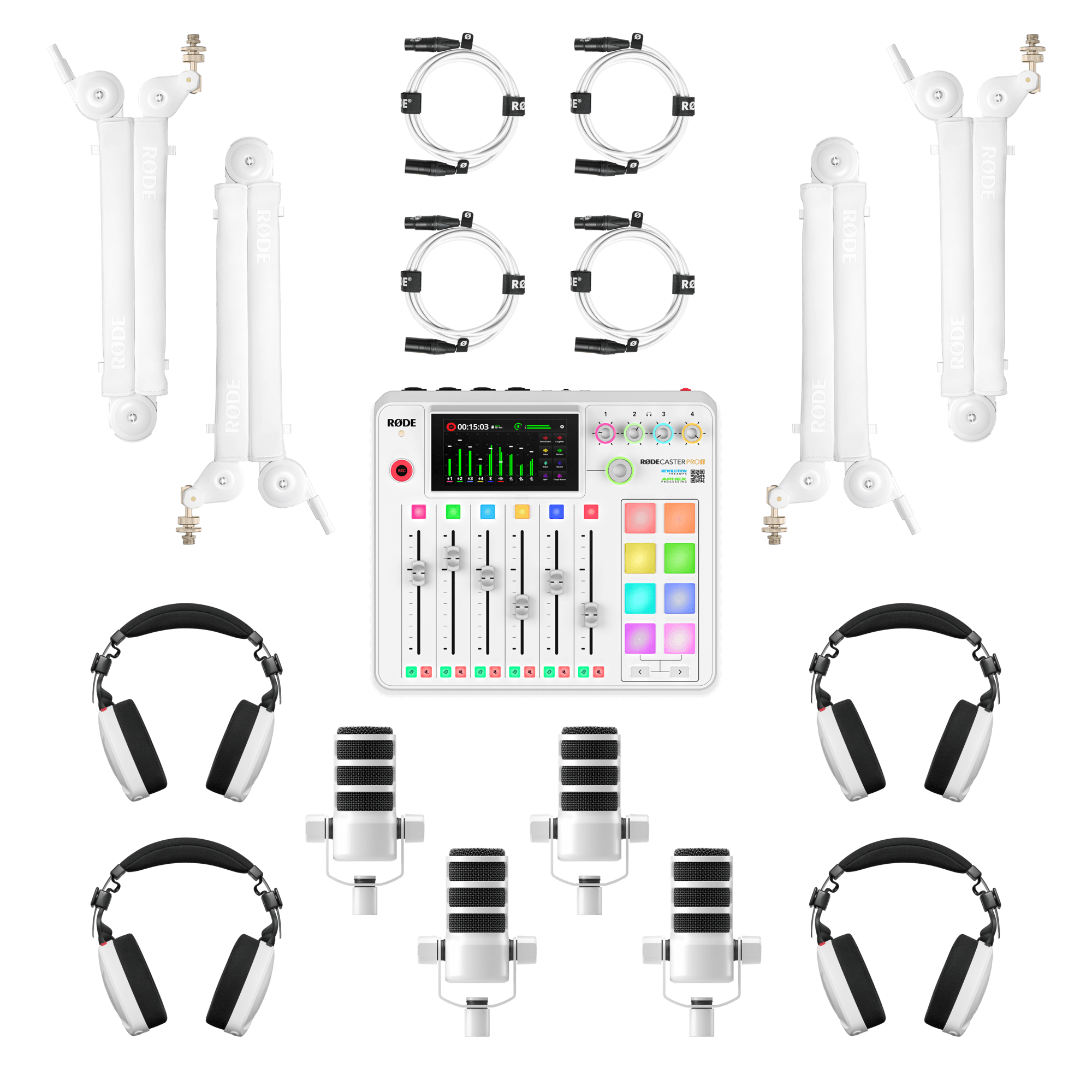 Ultimate Podcast Kit (Valkoinen) (Saatavilla noin - Available aprox.  10.6)