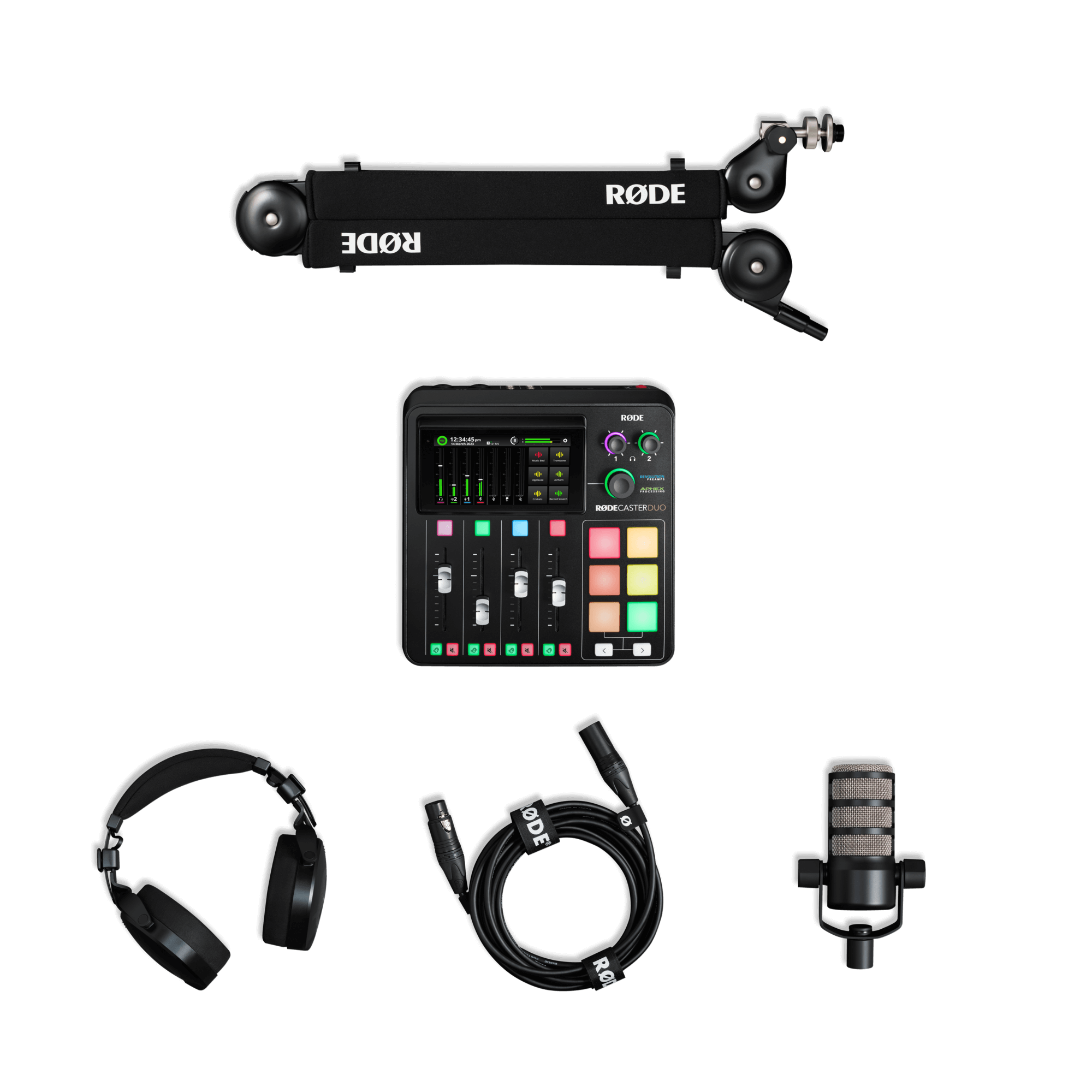 Solo Podcast Kit (Musta)